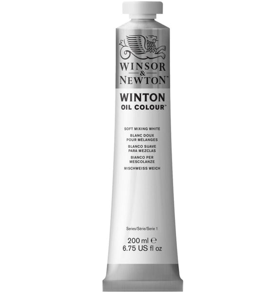 415 Winton oljemaling, Soft Mixing White, 200 ml