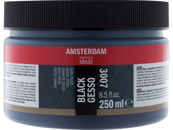 Amsterdam Gesso Black 3007 – 250ml