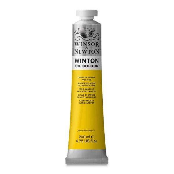 Winton oljemaling, 119 Cadmium Yellow Pale Hue, 200ml