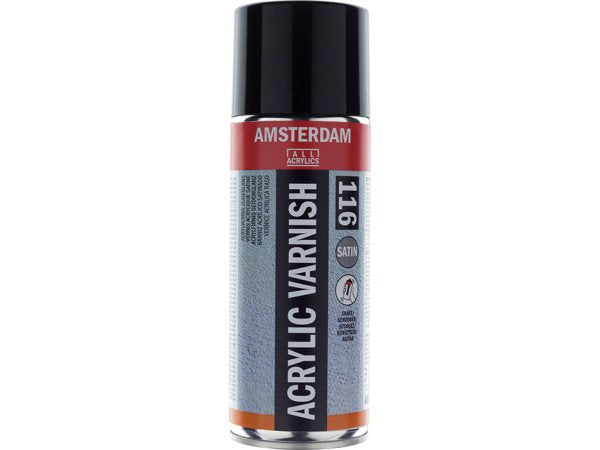 Amsterdam Acrylic Varnish Satin 116 – 400ml Spray