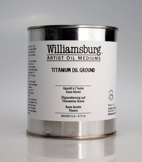 Williamsburg Titanium white Oljegrunning u/bly