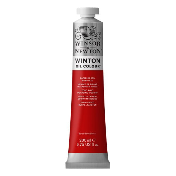 Winton oljemaling, Cadmium Red Deep Hue, 200 ml