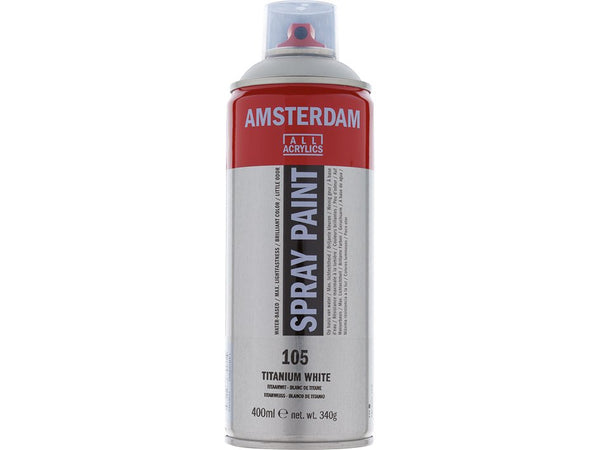 Amsterdam Spray 400ml – 105 Titanium white