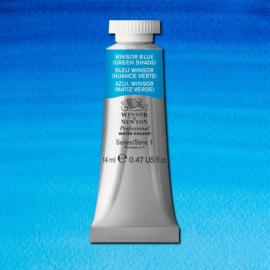 Professional water colour, 707 Winsor Blue(Greenshade) S.1 14 ml
