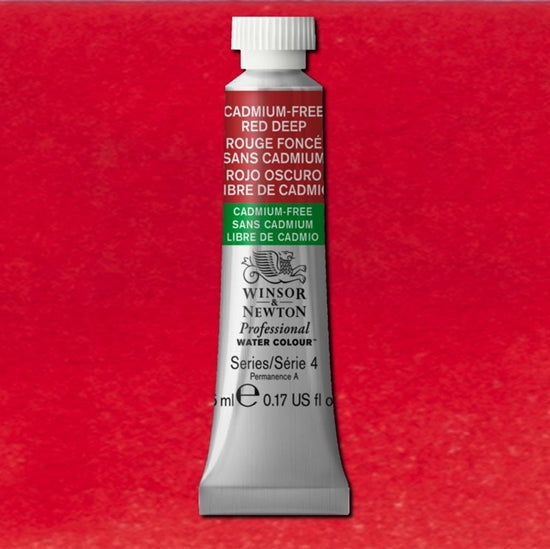 Professional water colour, 895 Cadmium-Free Red Deep (Ny) S4 -  5 ml