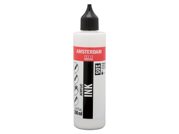 Amsterdam Ink 100ml – 105 Titanium White