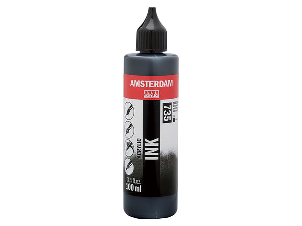 Amsterdam Ink 100ml – 735 Oxide Black