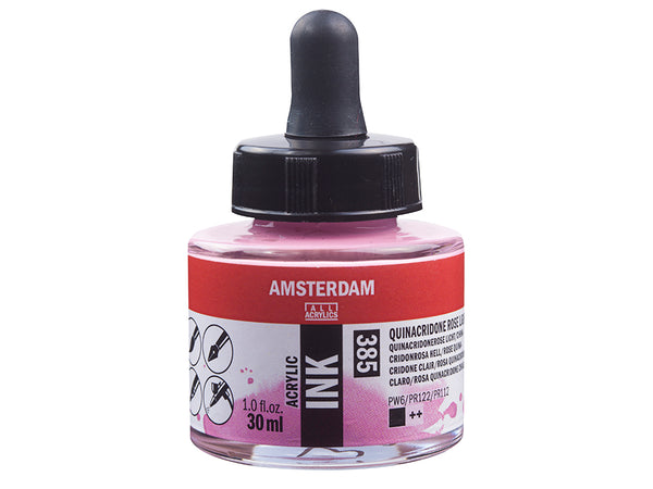 Amsterdam Ink 30ml – 385 Quinacridone Rose light