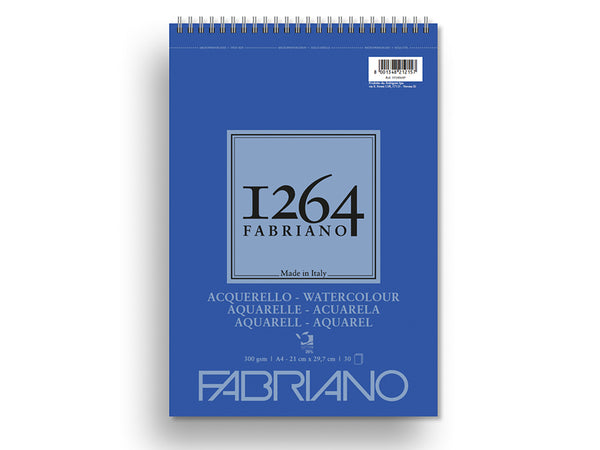 Fabriano 1264 Watercolour – Spiral 300g A5 20ark
