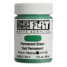 Golden SoFlat 59ml 6660-2 Permanent Green S4