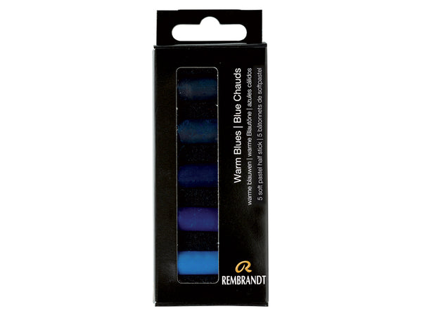 Rembrandt Soft Pastel – Set Warm Blues 5.5