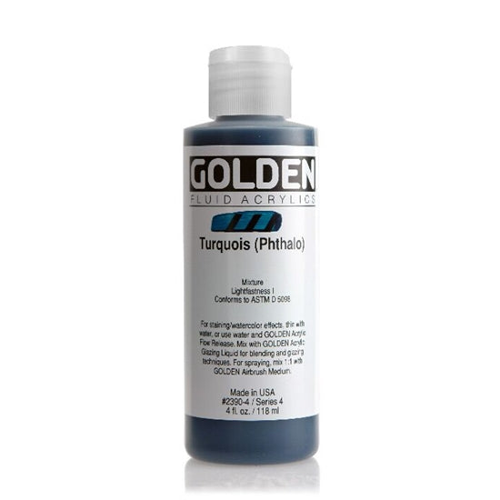 Golden Fluid 23904 Turquois (Phthalo) S4 118ml