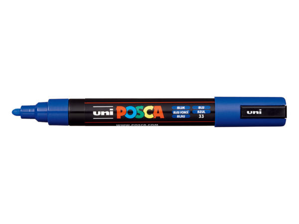 POSCA PC-5M –  Blue - Medium 1,8-2,5mm