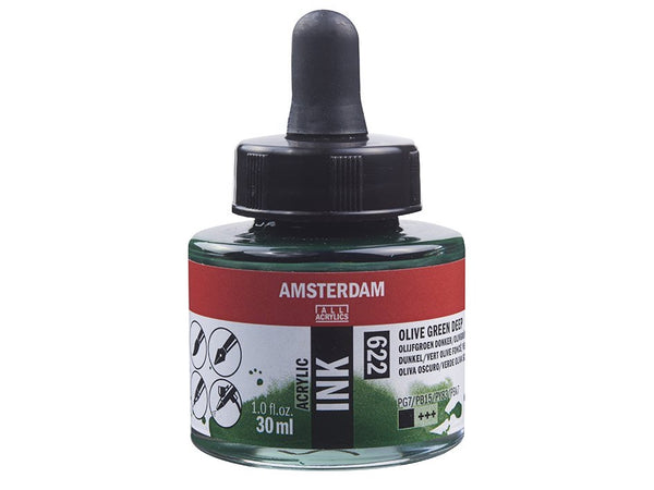 Amsterdam Ink 30ml – 622 Olive green deep