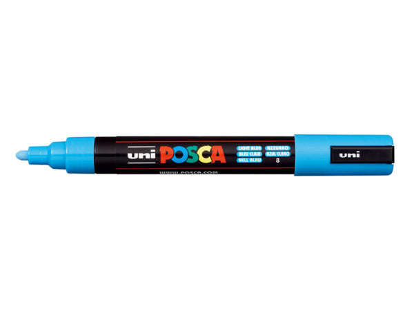 POSCA PC-5M –  Light Blue - Medium 1,8-2,5mm